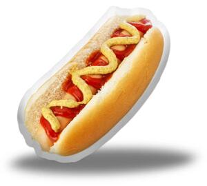 Sablio 3D vankúš Hot dog 50×50cm