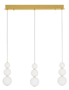 Rustikálny luster Perla 70 zlaté – LED