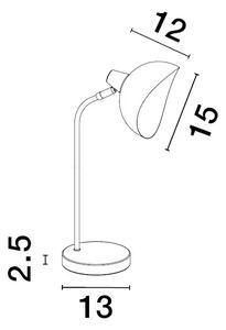Dizajnová stolová lampa Geeti – E14