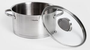 Sada šiestich hrncov EATALY strieborné 721786