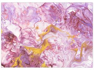 Obraz - Ružová abstrakcia (70x50 cm)
