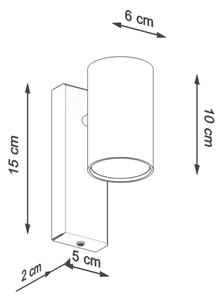 Sollux SL.1076 - Nástenné svietidlo UTTI 1xGU10/40W/230V biela
