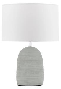 Rustikálna stolová lampa Chempo – Sivá