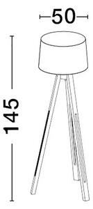 Retro stojaca lampa Le Roy – E27