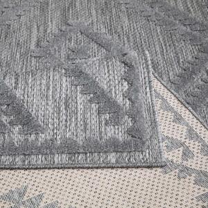 Dekorstudio Terasový koberec SANTORINI - 454 antracitový Rozmer koberca: 80x150cm