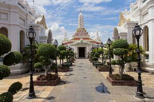 DIMEX | Vliesové fototapety na stenu Bangkok MS-5-1135 | 375 x 250 cm | zelená, modrá, biela, béžová, čierna, hnedá