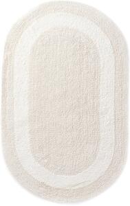 Kúpeľňový koberček Javo Cotton naturálny ovál