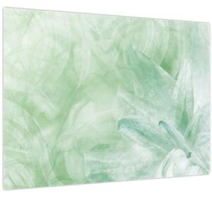 Obraz - Zelený kvet (70x50 cm)