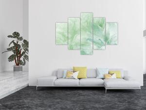 Obraz - Zelený kvet (150x105 cm)