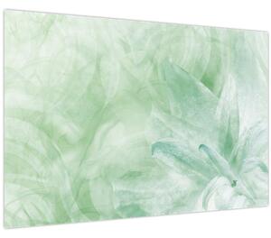 Obraz - Zelený kvet (90x60 cm)