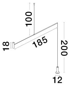 LED stropné svietidlo Voice