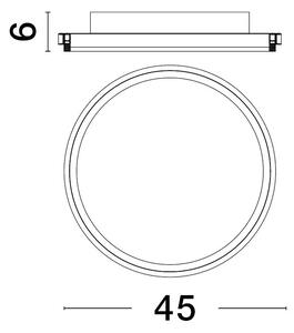 LED stropné svietidlo Willow R 45 zlaté – Zlatá