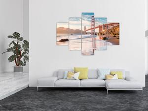 Obraz - Golden Gate Bridge (150x105 cm)