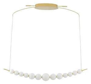 Luster na lanku Perla 109 zlaté – LED