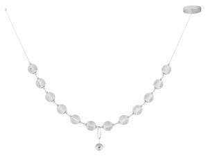 Luxusný luster Brillante chróm – Sivá