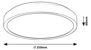 Rabalux 71257 - LED Kúpeľňové stropné svietidlo SAMIRA LED/18W/230V IP44 biela