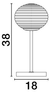Dizajnová stolová lampa Allen – E14