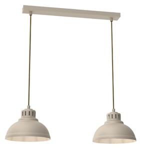 Luster na lanku SVEN 2xE27/15W/230V béžová