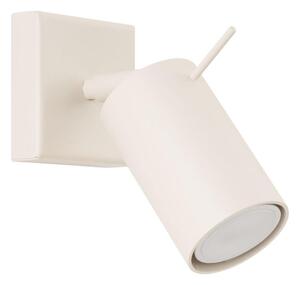 Sollux SL.1494 - Nástenné bodové svietidlo RING 1xGU10/10W/230V krémová