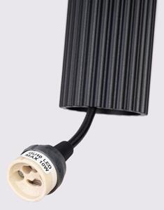 Sollux SL.1573 - Luster na lanku KARBON 1xGU10/10W/230V čierna