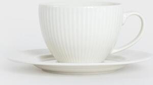 Šálka SIENA s podšálkou, biela 733284 240 ml
