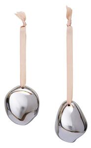 Ferm Living Vianočné ozdoby Bellure Baubles set 2ks, silver