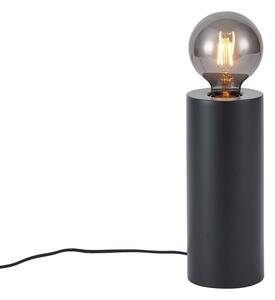 Moderná stolná lampa čierna 24 cm - Cylinder