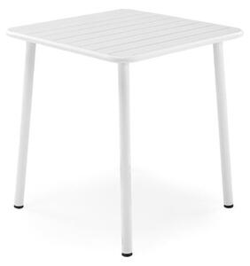 Halmar BOSCO KWADRAT stôl záhradný 70/70/76 cm, kov biely