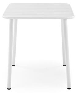 Halmar BOSCO KWADRAT stôl záhradný 70/70/76 cm, kov biely
