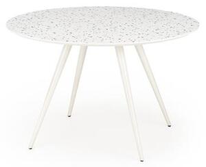 Halmar ARAMIS jedálenský stôl okrúhly, MDF+laminat, farba lastryko/biela