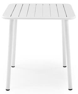 Halmar BOSCO KWADRAT stôl záhradný 70/70/76 cm, kov biely