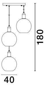 Luster na lanku Mirro 3 – E27
