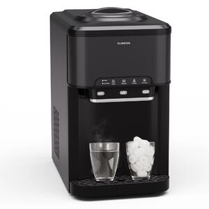 Klarstein Aqueous výrobník ľadu 3 v 1: kocky ľadu, dávkovač vody: horúca a studená, 20 kg/24h