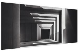 Obraz - Štvorcový tunel (120x50 cm)