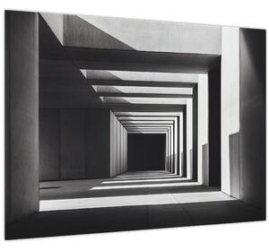 Obraz - Štvorcový tunel (70x50 cm)