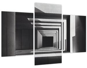 Obraz - Štvorcový tunel (90x60 cm)