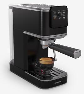 Klarstein SteelPresso Slim Touch kávovar, portafilter, dotykový displej