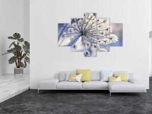 Obraz - Zamrznutý kvet (150x105 cm)