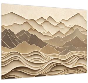 Obraz - 3D línia hôr (70x50 cm)
