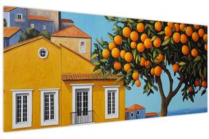 Obraz - Pomarančovník (120x50 cm)