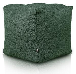 Taburetka Boucle tmavozelená