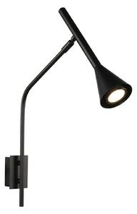Moderná nástenná lampa Gygnus čierna – GU10