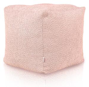 Taburetka Boucle púdrovo ružová
