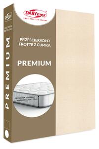 FROTÉ PRESTIERADLO PREMIUM 90X200 CM SVETLOBÉŽOVÉ