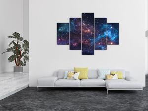 Obraz - Nočná obloha (150x105 cm)