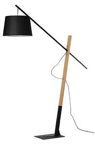 Moderná stojaca lampa Garda čierna – E27