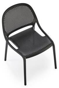 Halmar K532 stolička, PVC, čierna