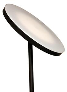 Stmievateľná LED stojacia lampa NORA LED/25W/230V 2200/3000/4000K + LED/5W 3000K čierna + diaľkové ovládanie
