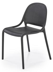 Halmar K532 stolička, PVC, čierna