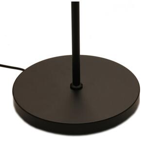 Stmievateľná LED stojacia lampa NORA LED/25W/230V 2200/3000/4000K + LED/5W 3000K čierna + diaľkové ovládanie